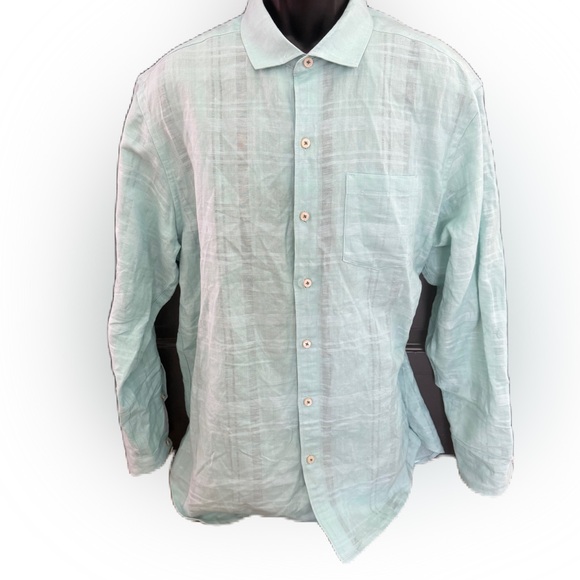 Tommy Bahama Other - Tommy Bahama Men’s Linen/Cotton Blend Long Sleeve Button Down Shirt. Size Large